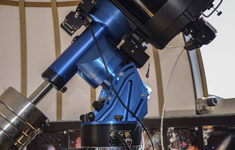 particolare del telescopio